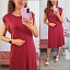Vestido Perlas Granate